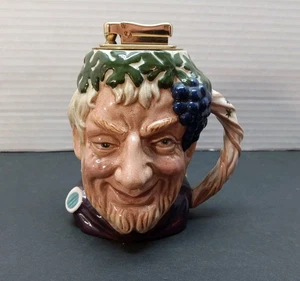 Vintage Charakter Krug "Bacchus" Tischfeuerzeug (klein) Royal Doulton D6505 Eng.. - Bild 1 von 17