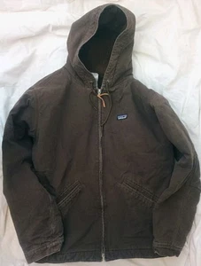 Patagonia Canvas Workwear Sherpa-gefütterter Hoodie Mantel braun Barn Utility Herren XL - Bild 1 von 10