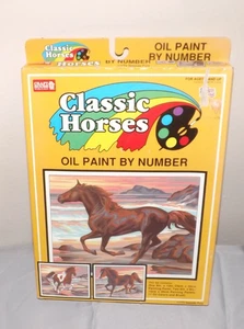 Craft House Paint by Number Classic Horses Unopened Box - Picture 1 of 2