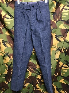 Original British Royal Air Force RAF Serge Battledres Trousers - Size 1 - 26" W - Picture 1 of 18