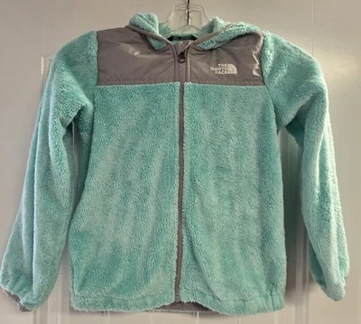 The North Face Mint Green Hooded Full Zip Size 6T - Image 1 of 4