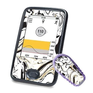 Adesivo Per Dexcom G6 Sticker (Ricevitore + Trasmettitore) - Marmo | Diasticker® - Picture 1 of 2