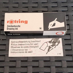 Rotring 1x Tinte De Chine Art 591 017 Zeichentusche Drawing Ink Germany Madcjay - Bild 1 von 1