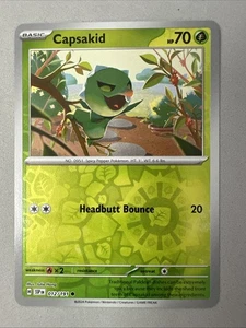 Pokemon TCG * SV Surging Sparks * 012/191 Capsakid Common * REVERSE HOLO * NM - Picture 1 of 4