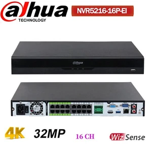Dahua 4K 32MP NVR5216-16P-EI Ai 16CH 16POE WizSense NVR Video Recorder - Picture 1 of 5