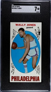 1969-70 Topps - Wally Jones #54 (RC) SGC 7 senza PSA centrato Sharp sembra fantastico! - Foto 1 di 3