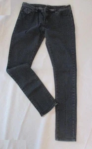 Reg Size 30L Just Fabulous Cigarette Jeans Inseam 32" Black Stretch - Picture 1 of 6