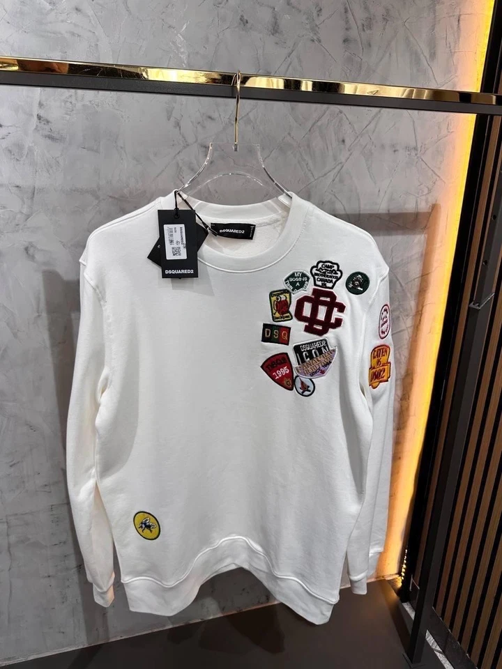 Dsquared2 Sudaderas Blanco Talla M Original  - Imagen 1 de 4