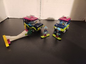 2 LEGO Friends 41321 Snow Resort Off-Road Pre Owned Assembled Retired