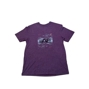 ¡NUEVO SIN ETIQUETAS! Camiseta American Eagle Good Vibes Logo Granate M - Imagen 1 de 4