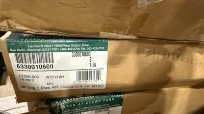 APOLLO HAMMOND 6” OBLEA, VÁLVULA MARIPOSA, 6330010600 Foto 1 de 3