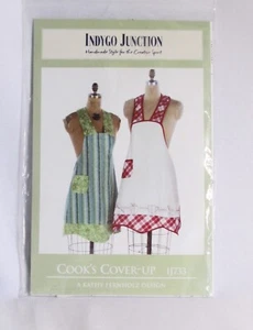 Indygo Junction 2006 Unused Cook's Cover-up Apron Pattern #IJ733 Kathy Fernholz - Picture 1 of 4