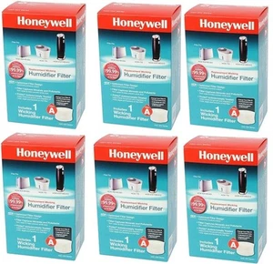 (6) Honeywell HAC-504 Series Replacement Humidifier Filter A - Picture 1 of 4