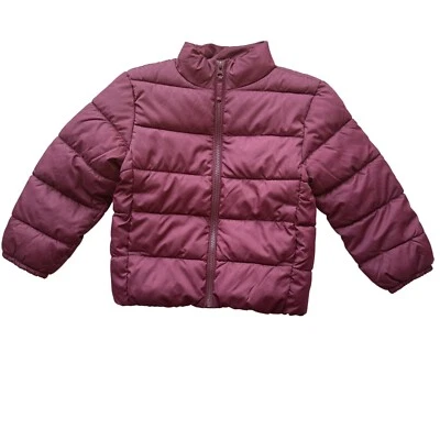 Chaqueta acolchada The Childrens Place Borgoña Niños Talla XS/TP-4 Foto 1 de 4