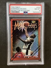 1996 Finest #229 Dominique Wilkins Refractor NM-MT PSA 8