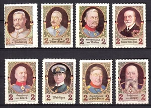 424890/ Lot Reklamemarken – Propaganda – 1. Weltkrieg – Generäle - Bild 1 von 1