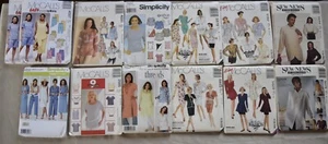 Lot of 18 UNCUT Vintage 80's 90’s 00s Sewing Patterns Simplicity Vogue NOS - Picture 1 of 6