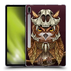 HEAD CASE DESIGNS WILDLIFE SKULL CROWN SOFT GEL CASE FOR SAMSUNG TABLETS 1 - Picture 1 of 10