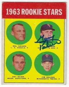Autographed 1963 Topps Gary Peters Chicago White Sox Card #522- w/COA  - Picture 1 of 1