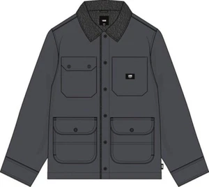 Vans Mens Herren Jacke Mn Drill Chore Coat Sherpa / Asphalt / RRP £120 - Picture 1 of 1