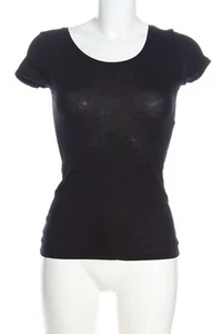 H&M L.O.G.G. Camiseta Básico Mujeres Talla EU 34 negro look casual - Imagen 1 de 5