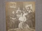 Antique Black & White Photo Women's Club Group Stern Aunt Mary