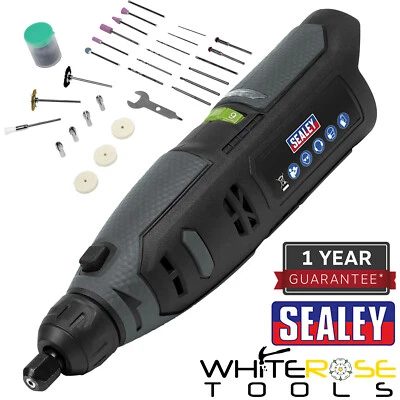 Sealey Multipurpose Mini Grinder & 50pc Accessory Kit 10.8V - Body Only - Image 1 of 4
