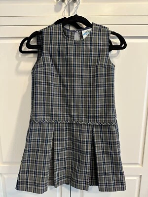 Lote de 3 Campanas Escolares Jumper Pagado Uniforme Escolar Niñas 10 Azul/Dorado/Gris/Blanco Foto 1 de 4