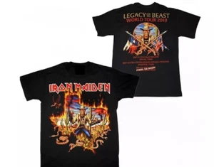Maglietta Iron Maiden Legacy Of The Beast Tour Concerto 2022 - Ufficiale Double-Sided - Foto 1 di 3