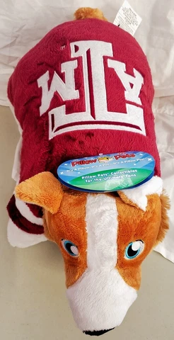 Texas A&M Aggies Large 18" Mascot Pillow Pet - NCAA Cover