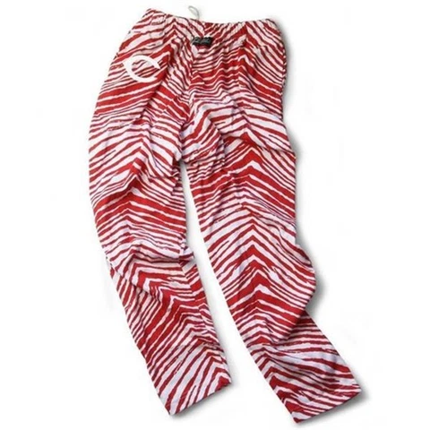 Cincinnati Reds ZUBAZ Red White Vintage Style Zebra Pants (M) Cover