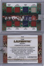 2018-19 Ultimate The 8 Relics Green /5 Gordie Howe Alex Delvecchio Jean Beliveau