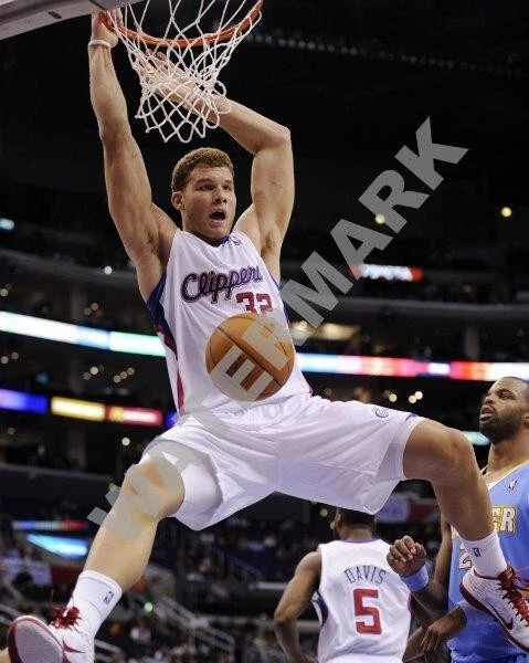 Impresión fotográfica brillante 8 x 10 Blake Griffin Los Angeles Clippers Foto 1 de 1
