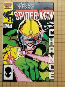 Web of Spider-Man #15 - 1st Appearance Chance (Marvel June 1986) - Picture 1 of 4