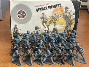 VINTAGE 1970ER, AIRFIX ZIELBOX, 2. WWK DEUTSCHE INFANTERIE, MASSSTAB 1/32 SPIELZEUG SOLDATEN - Bild 1 von 22