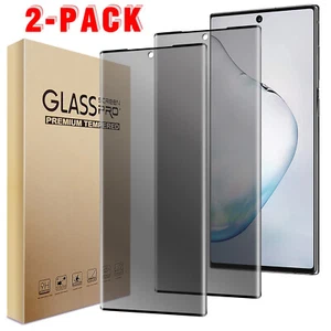 For Samsung Galaxy Note10/Note10 Plus 5G Privacy Tempered Glass Screen Protector - Picture 1 of 18