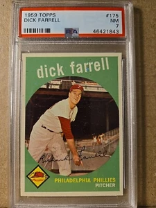 1959 Topps # 175 Dick Farrell PSA 6 - Picture 1 of 2