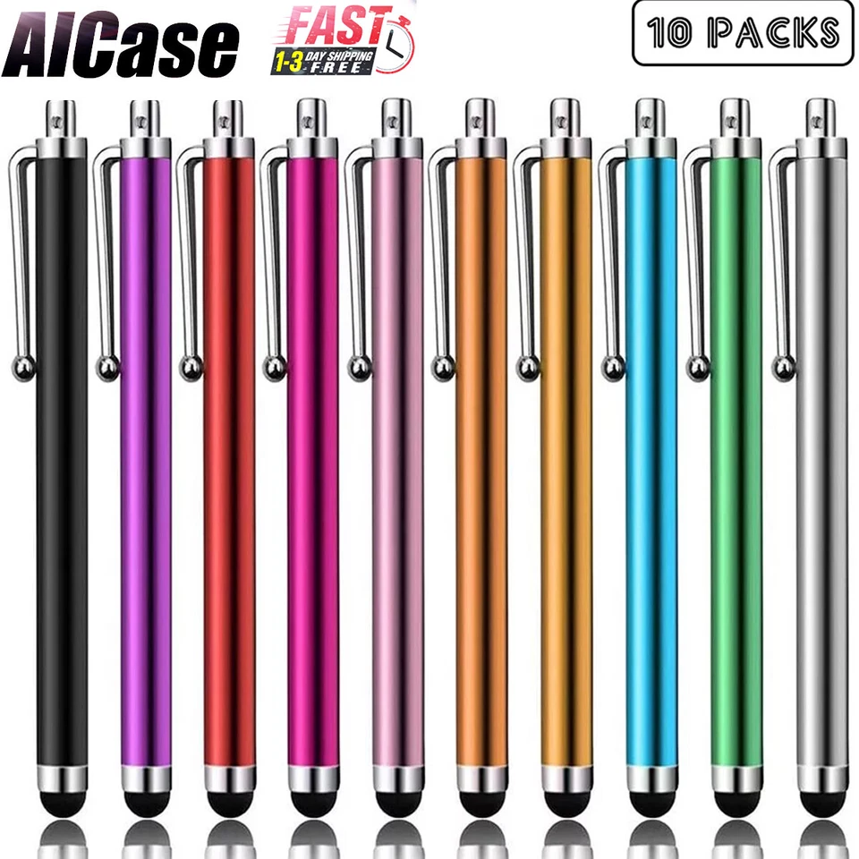 Universal 10pcs Metal Stylus Pen Touch Screen For Cell Phone Tablet iPod iPad PC - Image 1 of 4