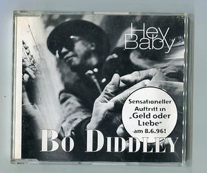 Bo Diddley - 2-Track-cd PROMO - HEY BABY - © 1996 # PRCD 301 - info sheet -  - Picture 1 of 3