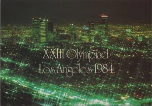 MR ALE PC Los Ángeles 1984 XXIII Olimpiada California Verde 4,5x6,5" UNP B2120x - Imagen 1 de 3