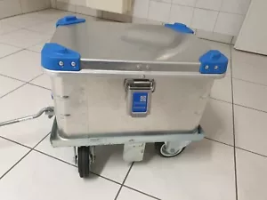 Zarges Box - 40 x 30 cm - mit Transportwagen - Zugstange - Bild 1 von 8