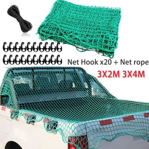 Heavy Duty Cargo Net Trailer Nets 3M x 4M Truck Protector Mesh Safety Secure UK - Picture 1 of 23