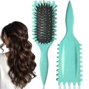 Curl Defining Brush, Viral Curly Hair Brush, Solid Bristle, Curl Defining Brush - Picture 1 of 6