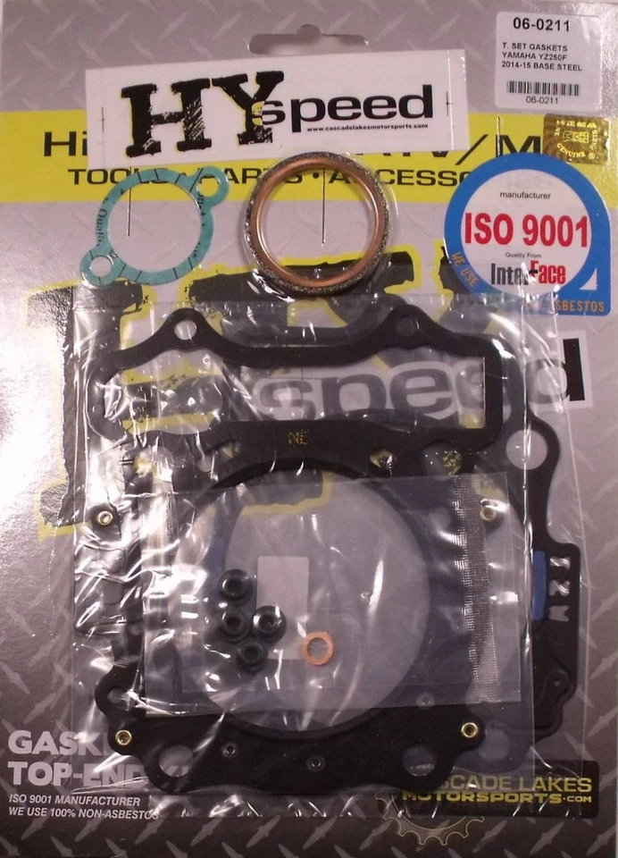 HYspeed Top End Head Gasket Kit Set Yamaha YZ250F 14-18 WR250F 15-19 YZ250FX - Image 1 of 1