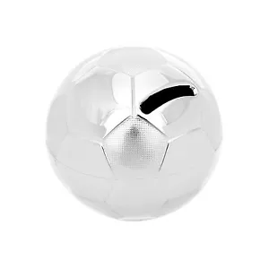 Kinder Spardose Fußball Kindersparbüchse versilbert Jungen Sparschwein ball - Bild 1 von 8