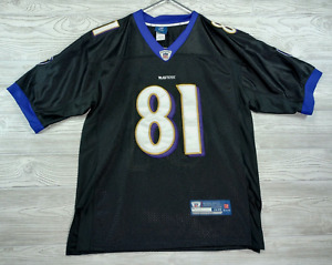NFL Baltimore Ravens Black Jersey Sz 48 Anquan Boldin #81 Reebok On Field *READ*