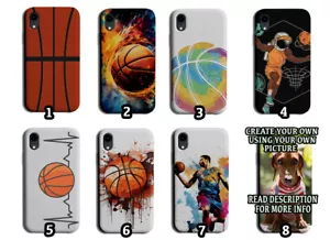 Funda para teléfono de baloncesto cubierta pelotas de baloncesto jugador baloncesto pelota novedad cancha niños - Imagen 1 de 1