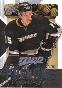 08-09 UPPER DECK MVP FIRST LINE PHENOMS #FL11 RYAN GETZLAF DUCKS *8223