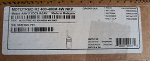 Motorola MOTOTRBO R2 Portable Two-Way Radio UHF 400-480MHz IP55 AAH11YDC9JA2AN - Zdjęcie 1 z 5