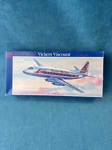 Glencoe 05501 1:96 Scale Capital Airlines Vickers Viscount Plastic Model Kit NEW - Picture 1 of 7